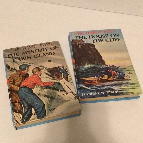 SALE The Hardy Boys 1960s vintage collectible hardcover kids books 8 & 2 - Picture 1 of 4
